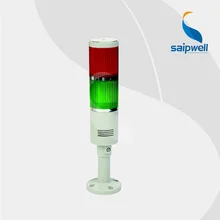IP44 10 Вт 2 слоя цветные сигнала светящаяся башня/высокоэффективный промышленный ABS лампа ровного света Предупреждение света(LTA205-2T