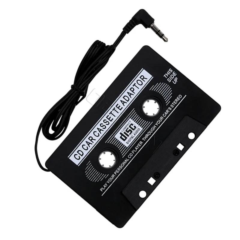 Kebidumei Car Cassette Player Tape Adapter Cassette Mp3 Player Converter For iPod For iPhone MP3 AUX Cable CD 3.5mm Jack cassette player converter