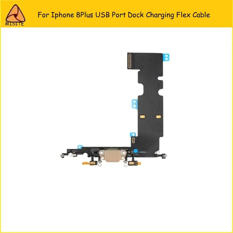 10Pcs New Phone USB Charger Flex For i Phone 8Plus 8P 8 Charging Port USB Dock Connector Headphone Audio Jack Flex Cable Part