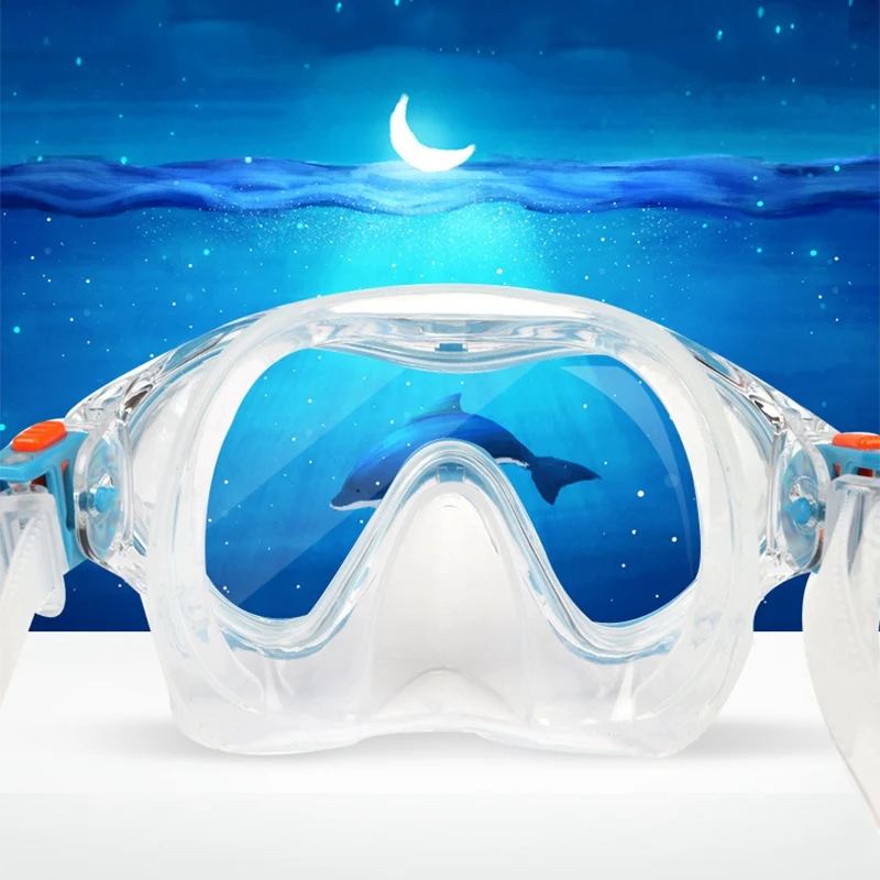 Анти-туман высокое качество детские очки маска для подводного плавания дыхательной трубкой комплект полный сухой набор трубок для