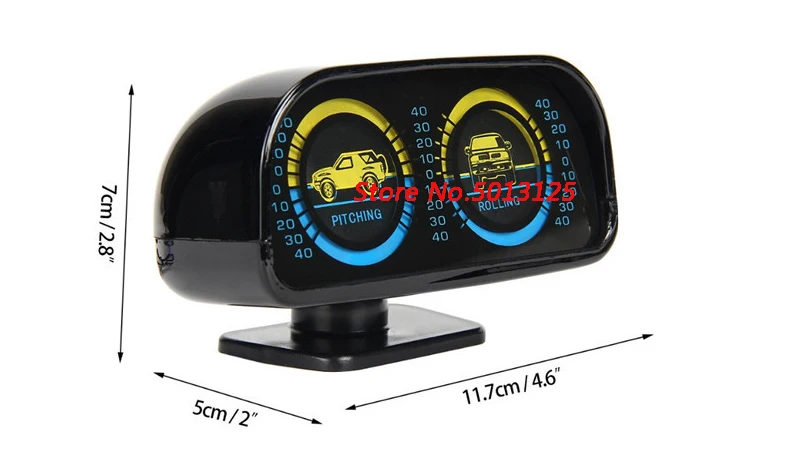 Авто Инклинометр кувшин Роллинг измеритель уровня измерительные приборы Регулируемый автомобильный компас баланс для внедорожный автомобиль внедорожник внедорожников