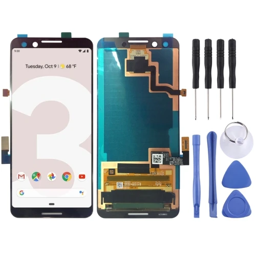 

LCD Screen and Digitizer Full Assembly for Google Pixel 3 (Black)