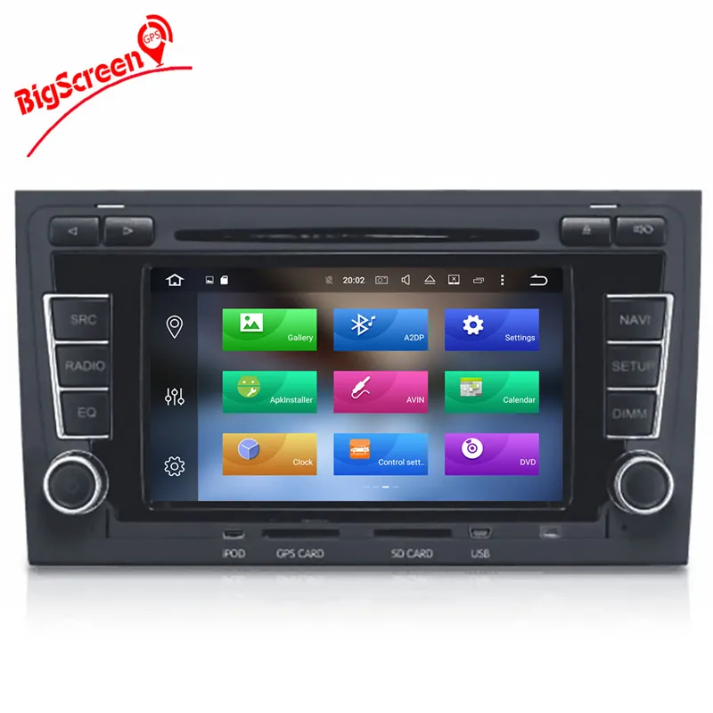 Discount 2 DIN car DVD GPS For Audi A4 S4 RS4 2003-2012 with dvd player Radio navigation Audio multimedia capacitance touch screen stereo 5