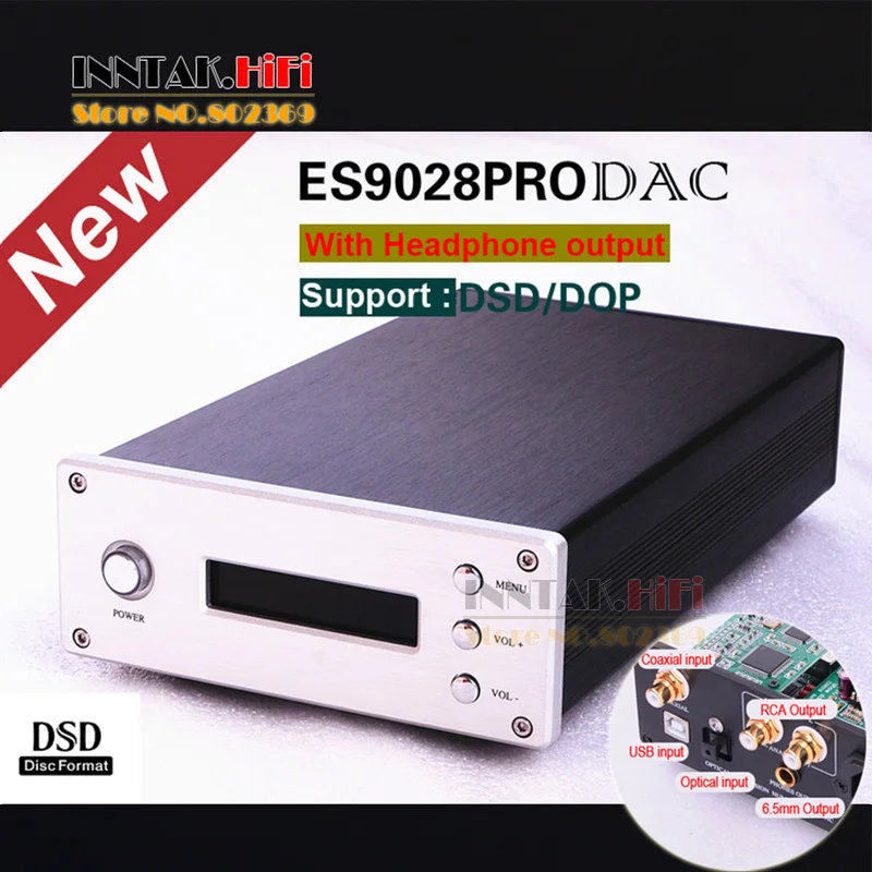 bilder für Neue ES9028PRO + Amanero USB DAC W/TPA6120A2 kopfhörerverstärker Unterstützung USB/coaxial/fiber optic eingang, PCM384K/DSD256 bilder für Neue ES9028PRO + Amanero USB DAC W/TPA6120A2 kopfhörerverstärker Unterstützung USB/coaxial/fiber optic eingang, PCM384K/DSD256