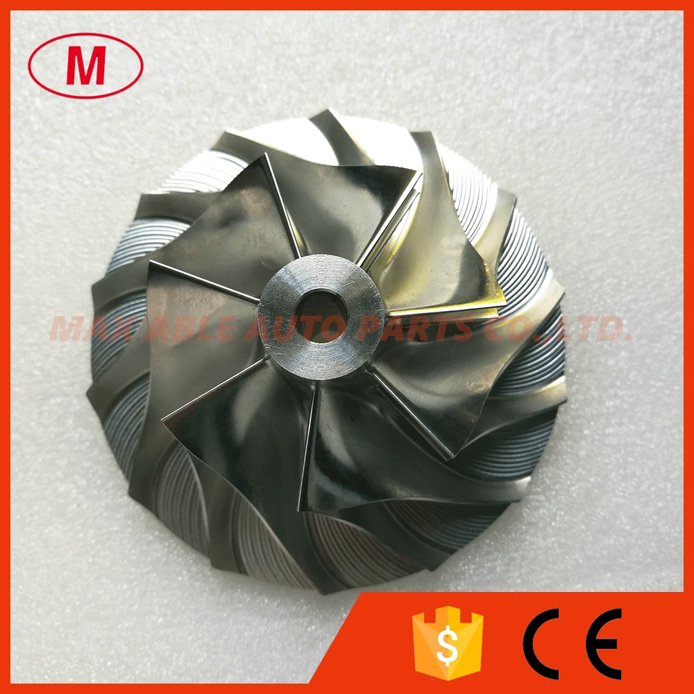 HX35 3599649 High Performance Turbo алюминий 2618/Фрезерование/Заготовки колеса компрессора 51,95/83,03 мм 7+ 7 лезвия для различных 3596183
