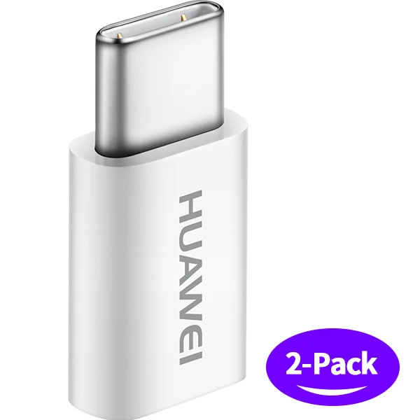 Huawei Micro USB-type C конвертер type C адаптер для зарядки huawei P20 Pro Mate10 Mate9 Pro Lite Honor V10 10 View 10 Nova 3e - Цвет: Two pieces