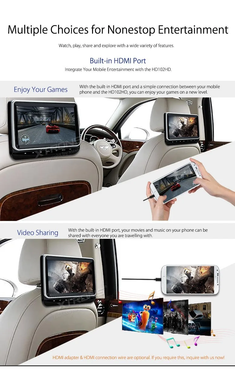 Sale 2pcs 10.1" Car Headrest DVD Player car PC 1080P Video Monitor HD Digital Screen Touch Panel 1024*600 HDMI Port with headphones 8 Sale 2pcs 10.1" Car Headrest DVD Player car PC 1080P Video Monitor HD Digital Screen Touch Panel 1024*600 HDMI Port with headphones 8