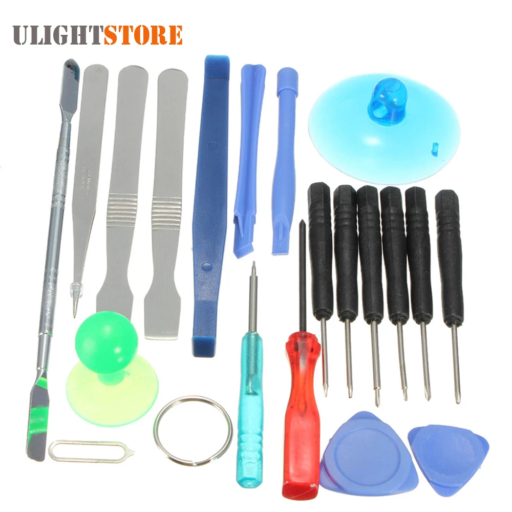 21 in 1 Mobile Phone Quick Disassembly Tools Screwdriver Pry Spugder Crowbar Hand Tool Set for
