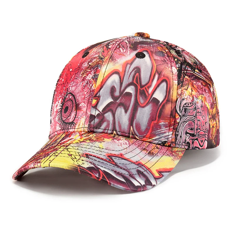

Women Men Baseball Cap Dad Hat Hip Hop Snapback Adjustable Polyester 3D Print Curved Bill Sports Outdoor Autumn Accessory