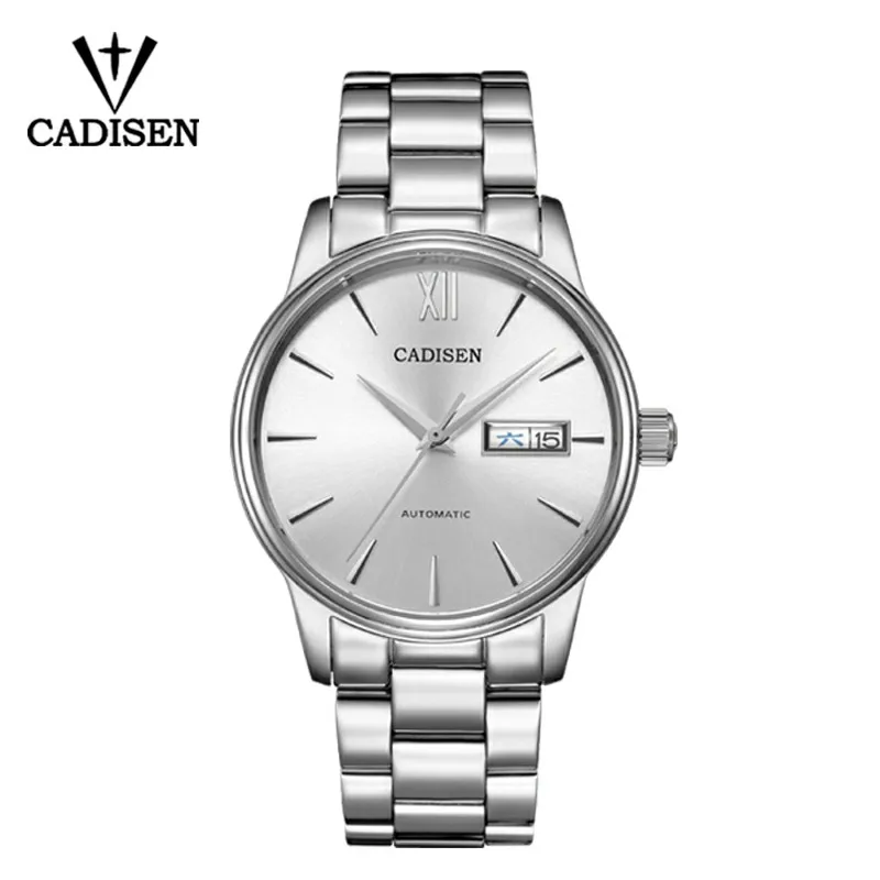 

CADISEN Men Watch Automatic Mechanical Role Date Fashione luxury Brand Submariner Clock Male Reloj Hombre Relogio Masculino