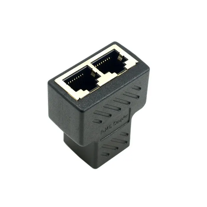 

CYDZ -Cable CY Cat6 RJ45 8P8C Plug To Dual RJ45 Splitter Network Ethernet Patch Cord Adapter With Shield