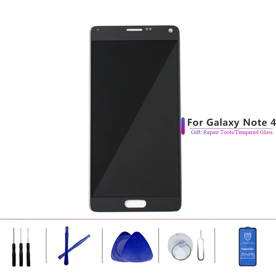 

5.7''ORIGINAL LCD for SAMSUNG Galaxy Note4 Note 4 Display Touch Screen Digitizer Assembly N910 N910C N910A N910F