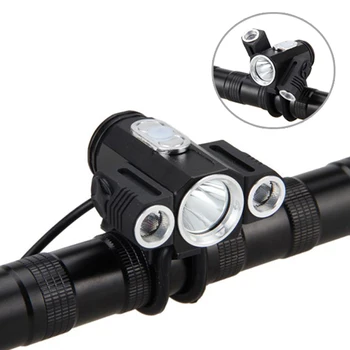 

Bike Flashlight 10000LM 3x XML T6 LED Adjust Angle Front Bicycle Light Ultra Fire head Light Bike Lamp Back Tail Light