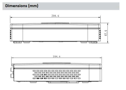 Dahua с логотипом NVR4104-4ks2 NVR4108-4ks2 NVR4116-4ks2 Смарт 1U мини PoE NVR H.265 8mp 4ch 8ch 16ch сети видео Регистраторы