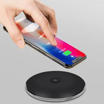 

2020 New Solid Color Qi Z52 Wireless Charging Dock Ultra-thin Wireless Fast Charger Universal for Apple / Android