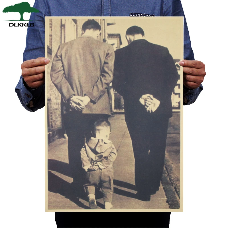 

DLKKLB Classic Poster "Well, this is really a complicated world" Vintage Kraft Paper Bar Cafe Decor Painting Art Wall Stickers