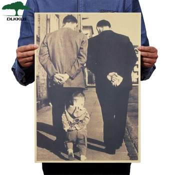 

DLKKLB Classic Poster "Well, this is really a complicated world" Vintage Kraft Paper Bar Cafe Decor Painting Art Wall Stickers