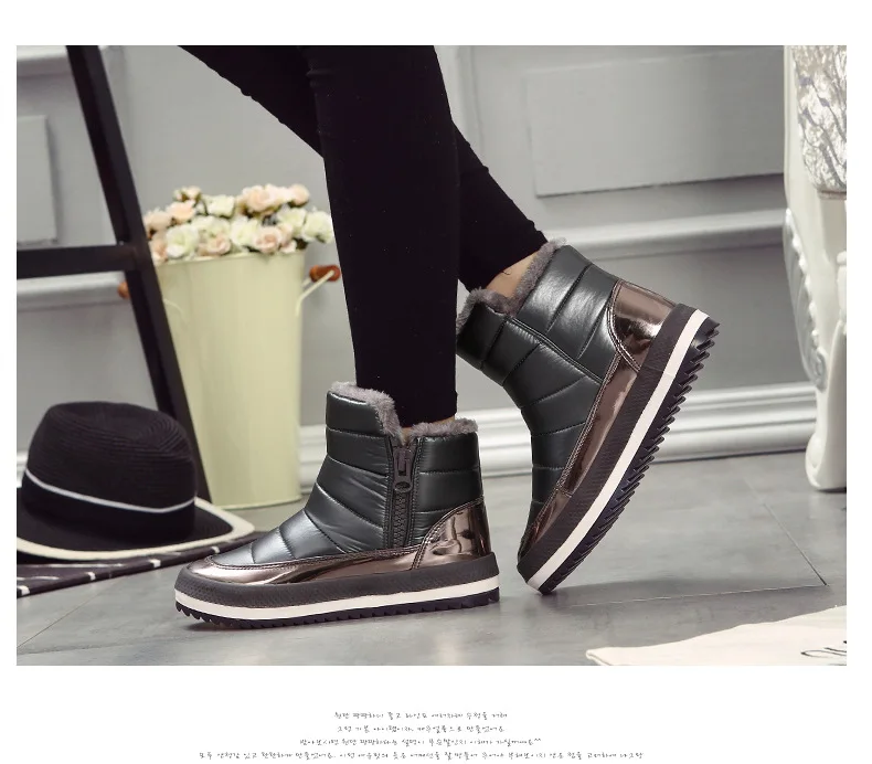Женские ботинки; botas mujer; женская зимняя обувь; теплые зимние ботинки; зимние водонепроницаемые ботильоны