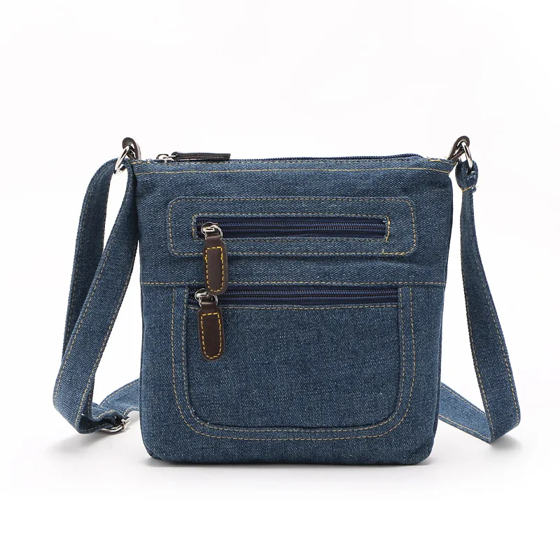 2016 Women Messenger Bags Ladies Mini Small Shoulder Bag Denim Vintage