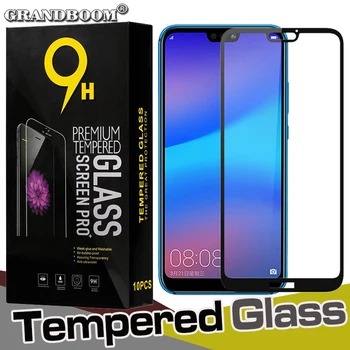 

50pcs Printing 9H Screen Protector Tempered Glass For Huawei P40 Lite P30 Mate 30 20 X Nova 7i 6 SE Y7P P SMART With Package