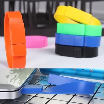 

100% Real Capacity Bracelet Wrist Band 32GB 16GB 8GB 64GB USB 2.0 Flash Drive Pen Drive 128GB Stick Key 1TB 2TB Pendrives Gift