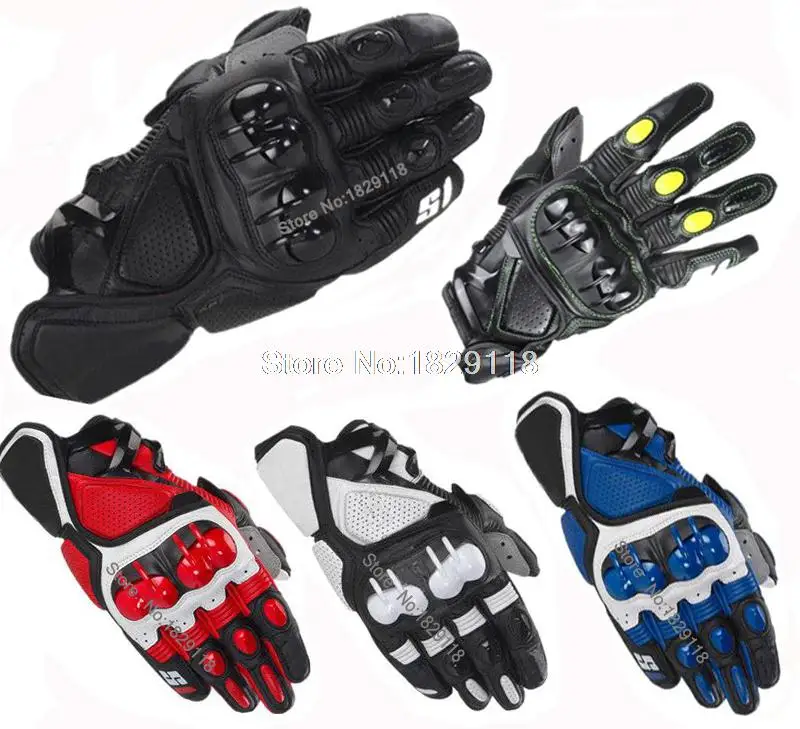 2016 Fashion Motocross Motorbike Guantes Urban Riders Luvas S1 MOTO Motorcycle Racing Top Leather Gloves