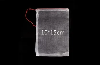 

100pcs/lot-10*15cm 40 Mesh Nylon bag,Fish Fruit wristband bag,Insect birds pest filter bag,Rice seed soaking,Seed storage bag