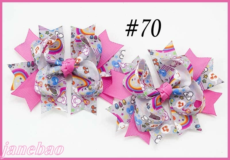 300 компл. 3.5 ''pigtail Луки характер волосы луки набор из двух Вдохновленный волос Луки Принцесса волосы Луки клипы