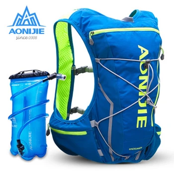 

AONIJIE Men Women 10 L Marathon Running Cycling Backpack With 2L Backpack Water Bladder Bag Outdoor Camping Hiking Bag