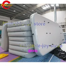 6 х 2 х 2 м серый надувные тренажерный зал трек для продажи, коммерческие воздушные надувные трек, надувной матрац для гимнастических практика