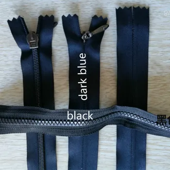 

20pcs/lot Ykk #5 Invisible Zipper Nylon Coil Close End for Dress Navy Blue Bag Skirt Dress Tailor Accessories Sewing Notions