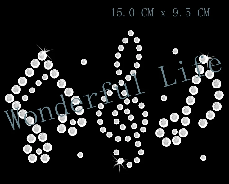 Rhinestone Transfer Friday Night Wine Down Hot Fix Motif
