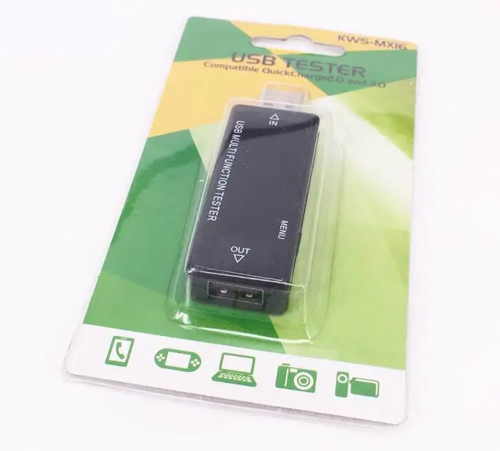 KWS MX16 USB тестер напряжение тока цифровой Dispay зарядное устройство Емкость доктор