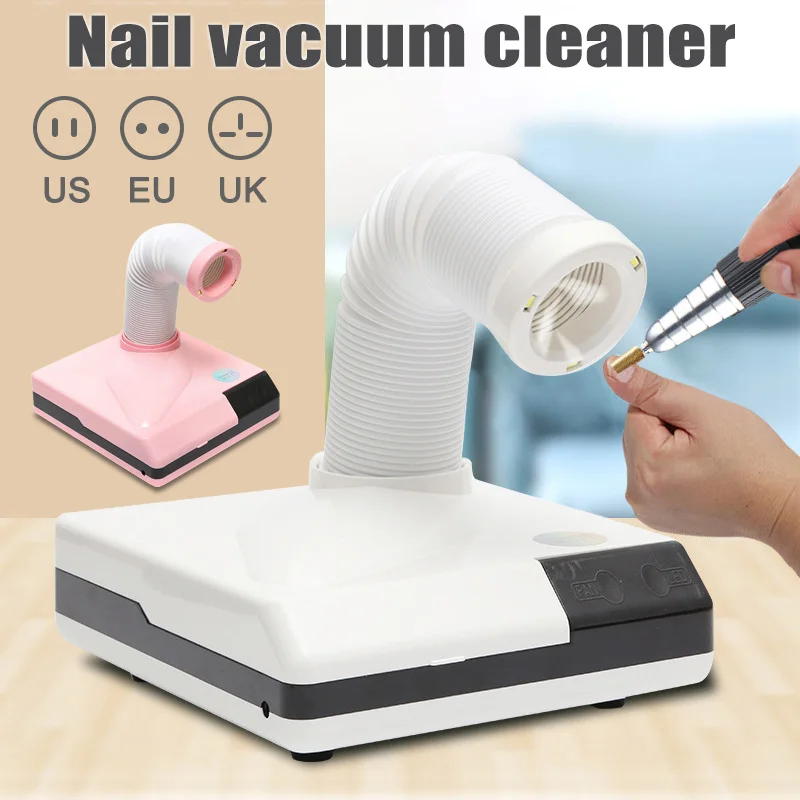 

Professional 1 set 0W Nail Salon Suction Dust Remover Collector Vacuum Cleaner Manicure Machine HJL2018