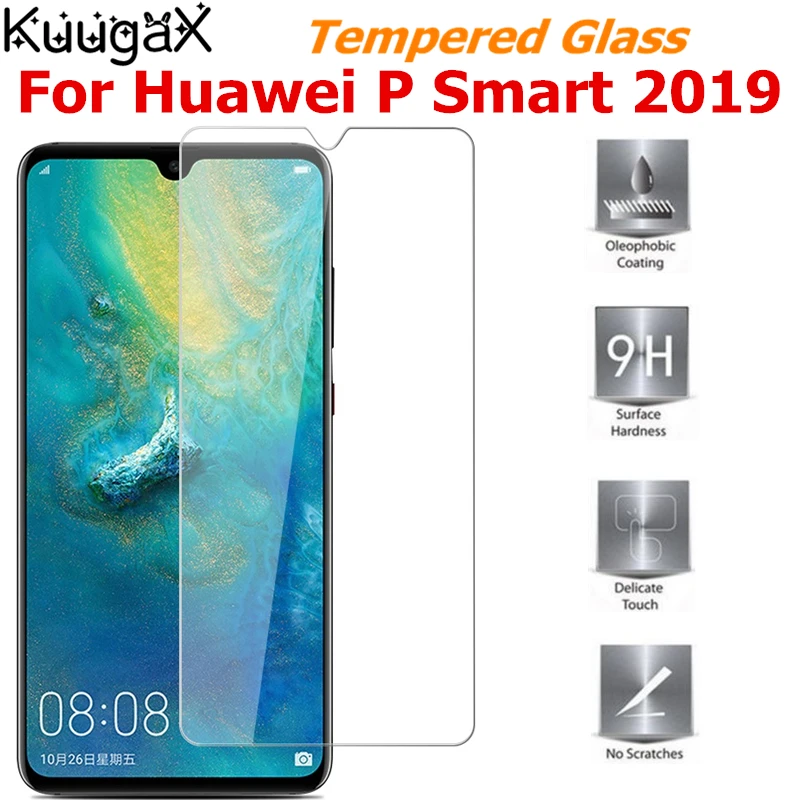 

Tempered Glass For Huawei P Smart 2019 Screen Protector smartphone toughened Film 2019 Global version Psmart cases on crystals