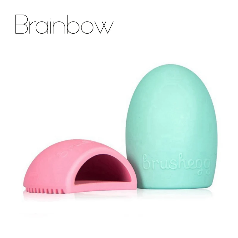 

Brainbow 1pc Silicone Brush Cleaner Makeup Brushes Washing Tools Silicone Glove Scrubber Board for Cosmetics Make Up Brush Clean