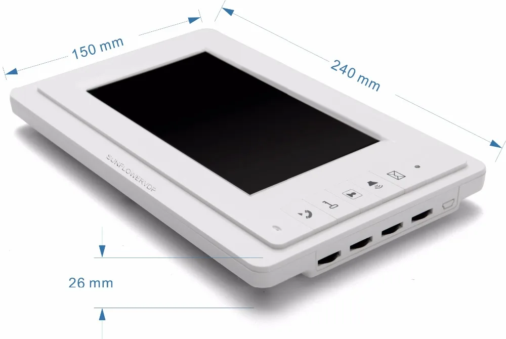 Домашний видео телефон двери 7 дюймов Rfid доступ + 6 мониторов видео телефон двери дверной звонок Домофон с электрическим ударным замком