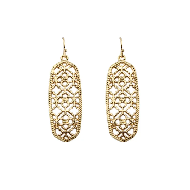Женские серьги подвески с клевером|drop earrings|earrings dropsfiligree dangle earrings |