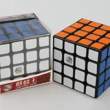 ZhiSheng YuXin Qilin черный/белый 62 мм 4x4x4 Магический кубик Скорость Твист Головоломка кубики развивающие игрушки специальные игрушки