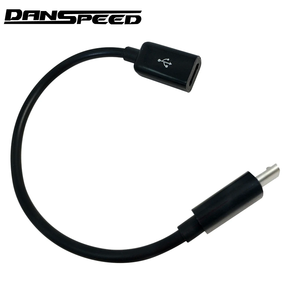 

DANSPEED 10cm Micro USB Female to Micro USB Male F/M Extension Extender Date Charging Cable Black