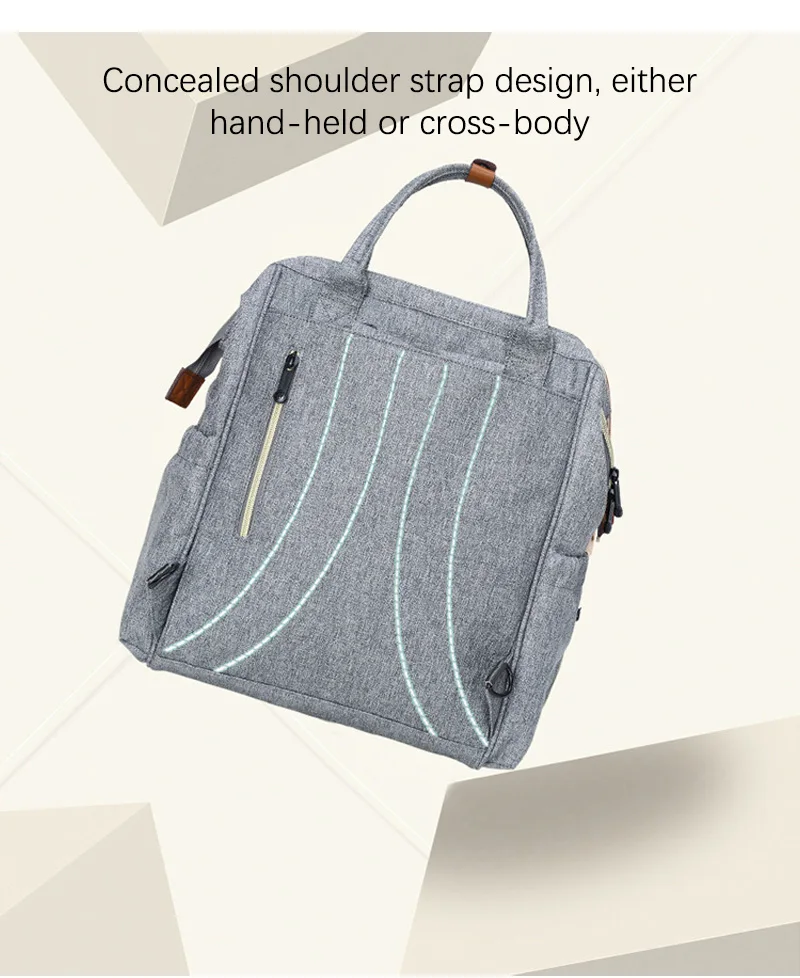 Простой Модный подгузник для беременных сумка портативный дорожный Колясочный органайзер для ухода за ребенком влажная Сумка