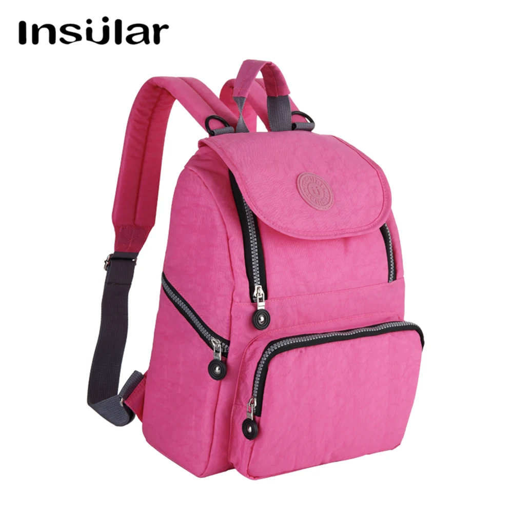 INSULAR Fashion Mummy Maternity Diaper Backpack Brand Baby Nappy Bag Travel Nursing for Care | Мать и ребенок