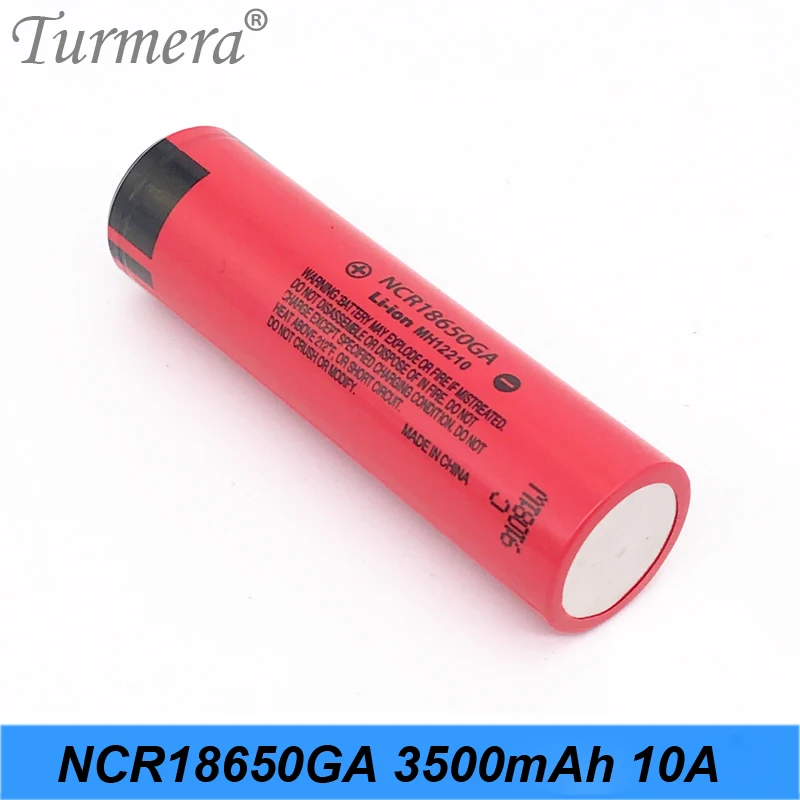 18650 батарея 3500mah NCR18650GA 10a 3,6 V батарея для электрического велосипеда батарея фонарик Новая батарея PK ncr18650b