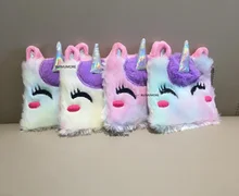 Bolso Popular de felpa de caballo bonito y dulce, 11CM aprox. Bolso de felpa esponjoso, llavero monedero de peluche(China)