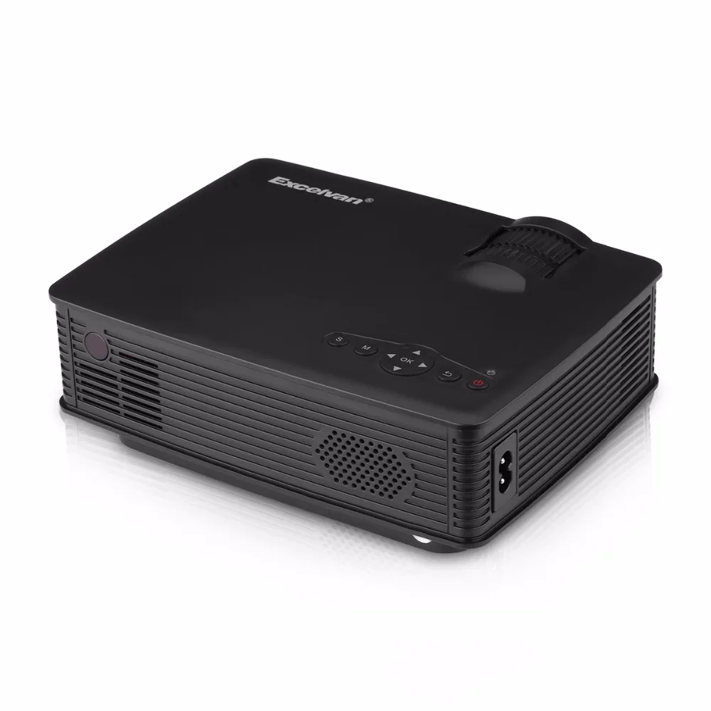 Excelvan GP9 EHD09 мини светодиодный проектор 800x480 пикселей Поддержка 1080P 1800 люмен
