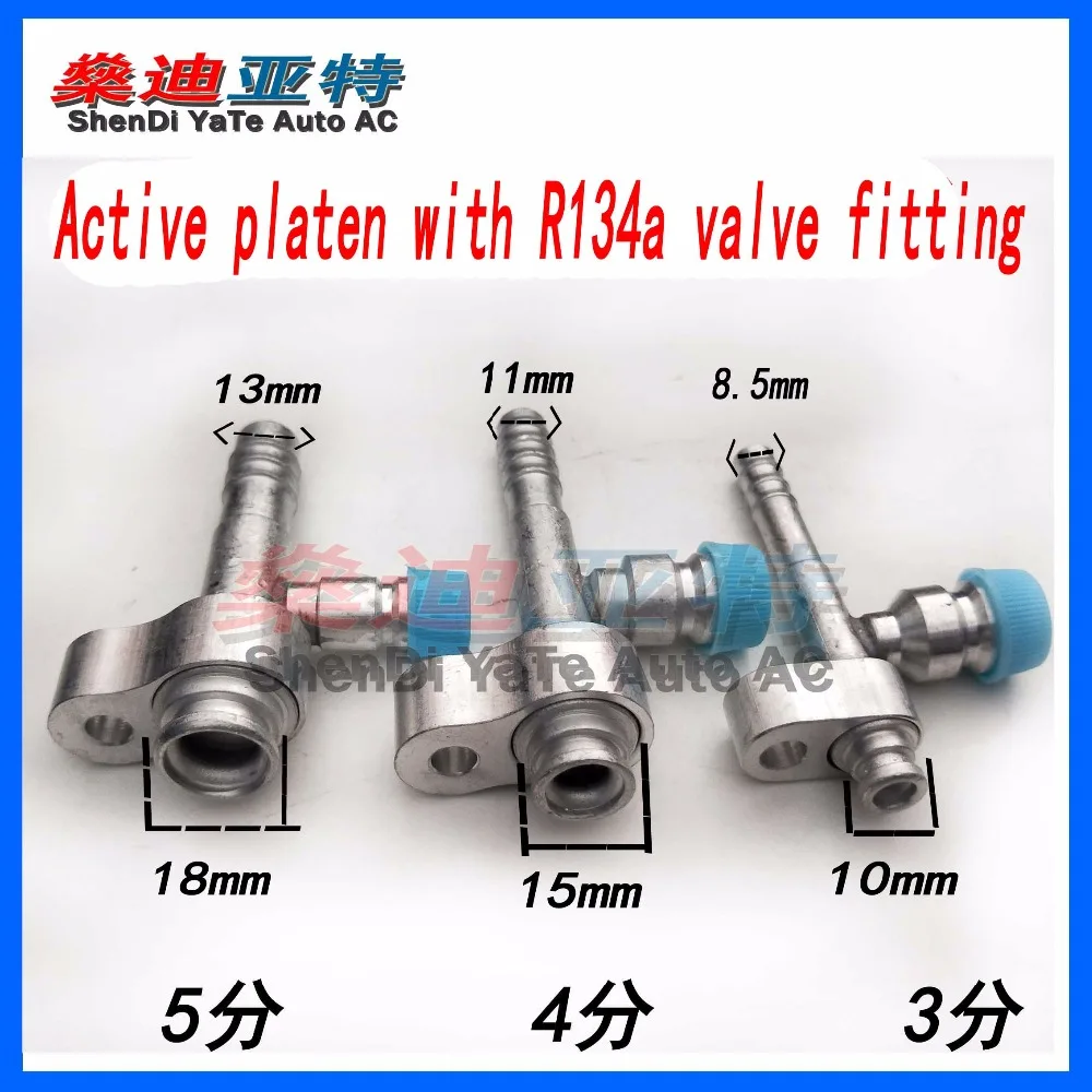 6 шт.) шенди YaTe авто переменного тока автомобиля кондиционер шланг алюминия комплект R134a активного давления пластины с R134a арматура(прямой