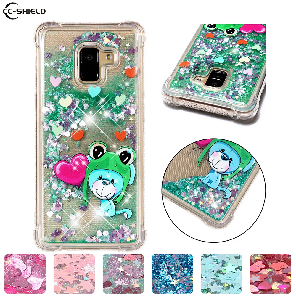

Case for Samsung Galaxy A8 A 8 Plus A530 A730 SM-A530F/DS SM-A730F/DS SM A530F/DS A730F/DS Quicksand Silicone Case Phone Cover