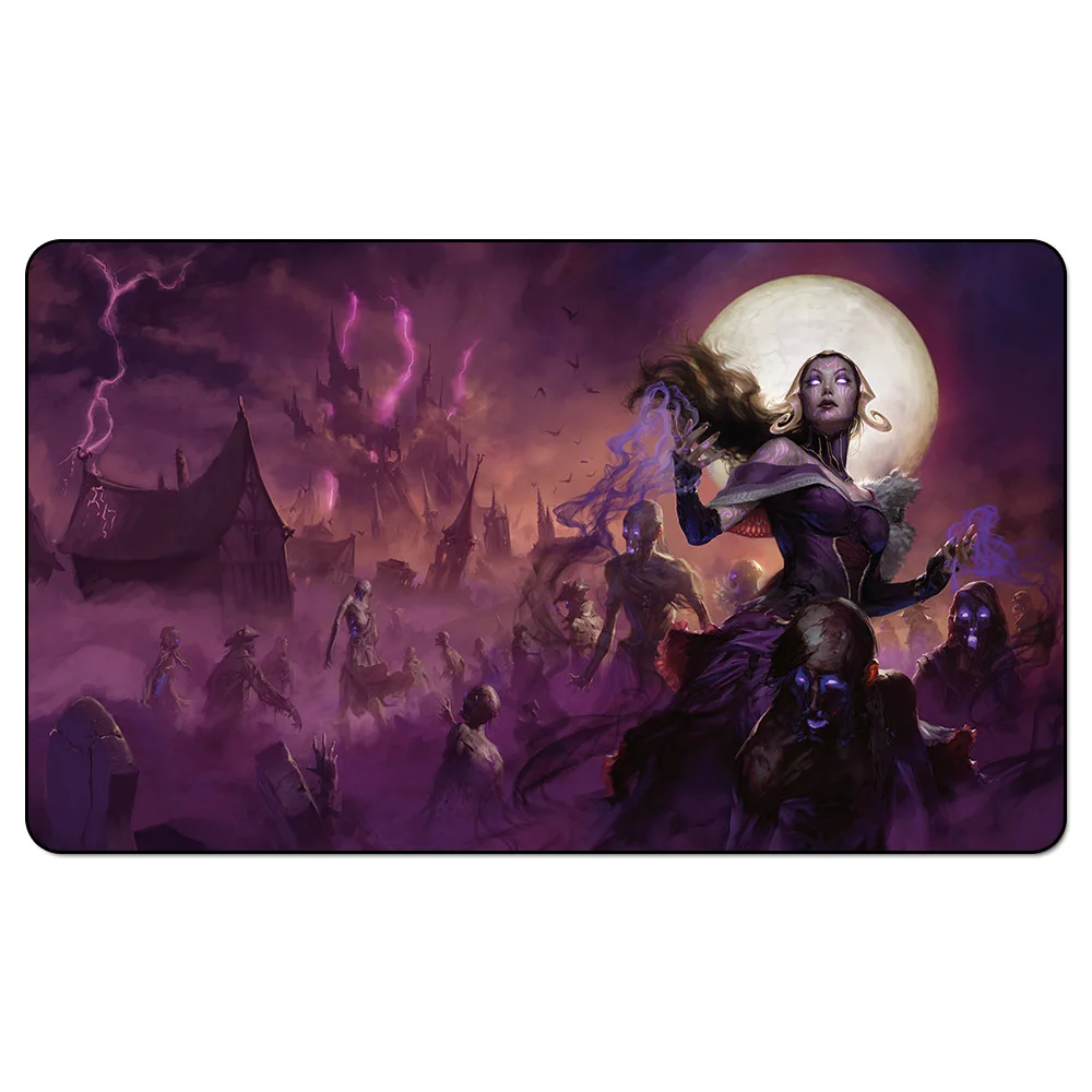 Волшебная карточная игра игровой коврик: Liliana art игровой коврик для торговой карточной игры 60 см x 35 см(2" x 14") Размер