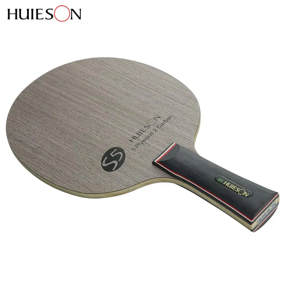 Huieson نانو الكربون تنس الطاولة بليد 7 رقائق الخشب ayous متوسط سرعة بينغ بونغ مضرب