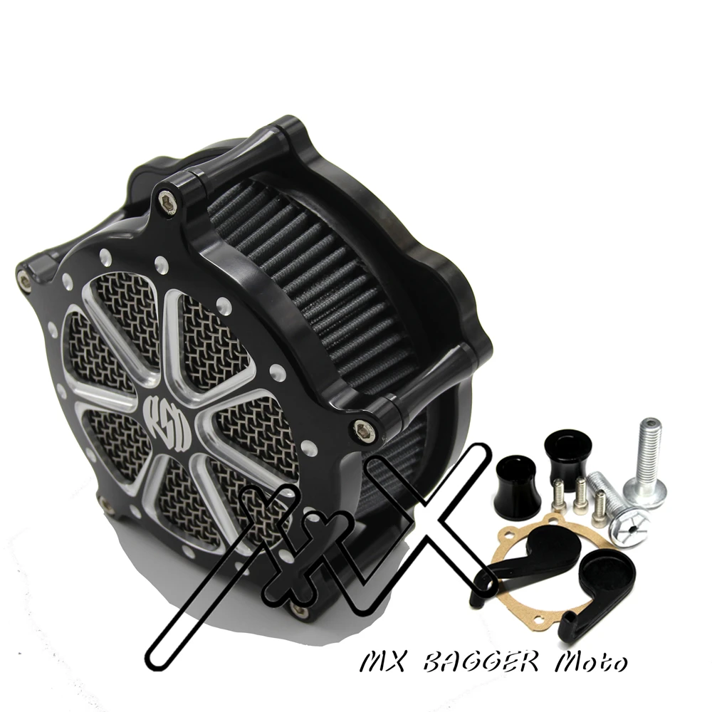 RSD мотоцикл очиститель воздуха впускной фильтр системы ЧПУ алюминий для Harley Sportster XL 883 1200 48 72 1991